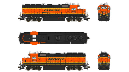 Class One Model Works (LM00407) | EMD GP40-2 1A3 | BNSF #3025 | DCC/Sound w/ Tru-Fans(TM) | HO Scale [PRE-ORDER]
