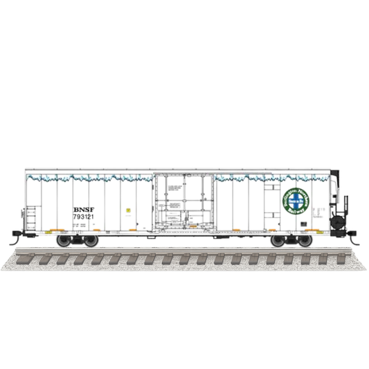 WalthersMainline (910-4163) • 72' Modern Refrigerator Boxcar • BNSF #793431 • HO Scale (Pre-Order)