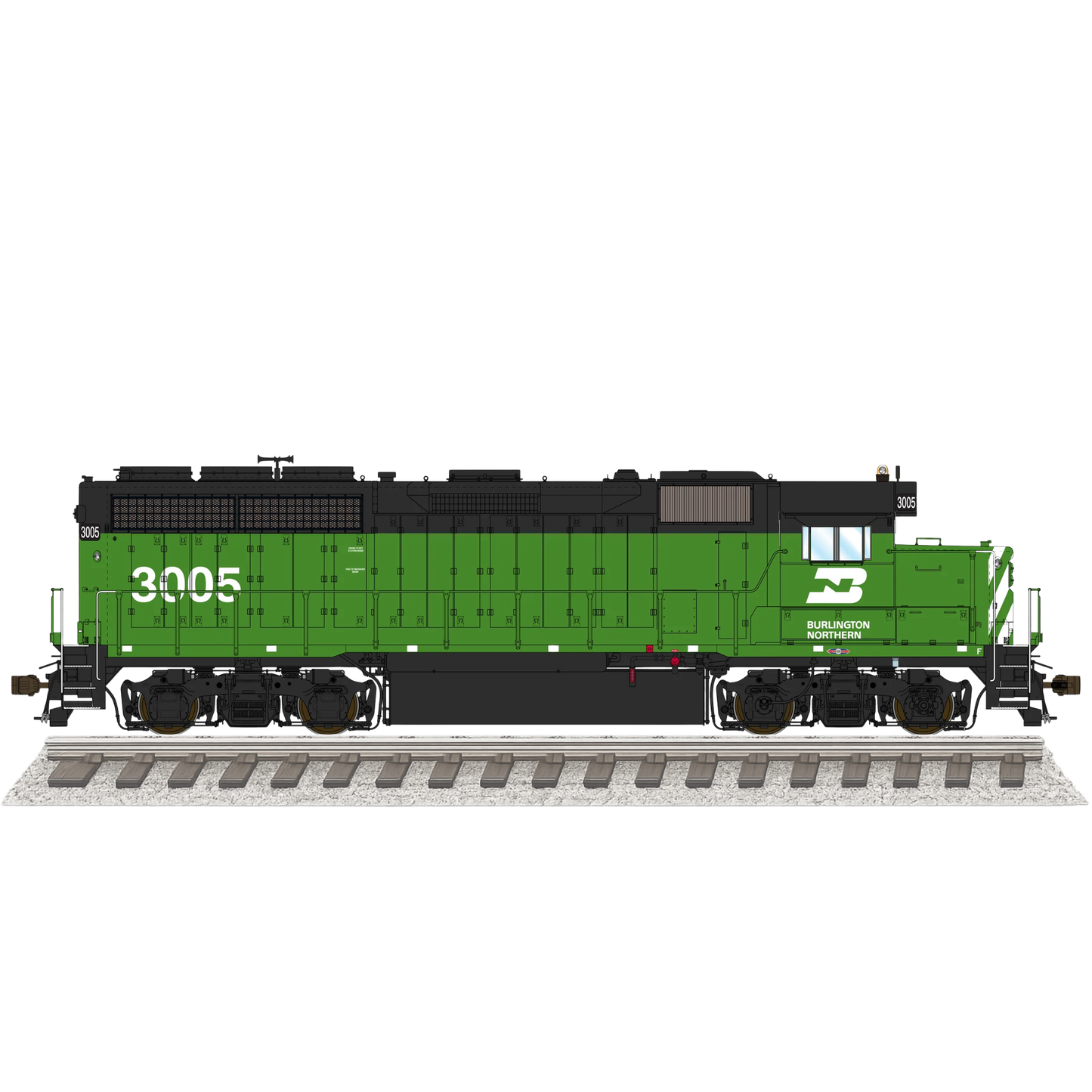 Class One Model Works (LM00157) | EMD GP40 1A3 | Burlington Northern #3005 | DCC/Sound w/ Tru-Fans(TM) | HO Scale [PRE-ORDER]