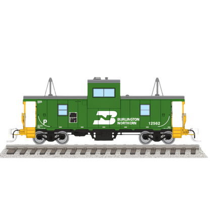 Rapido (510063) | Wide Vision Caboose w/ Lights | Burlington Northern #12562 | N Scale [PRE-ORDER]