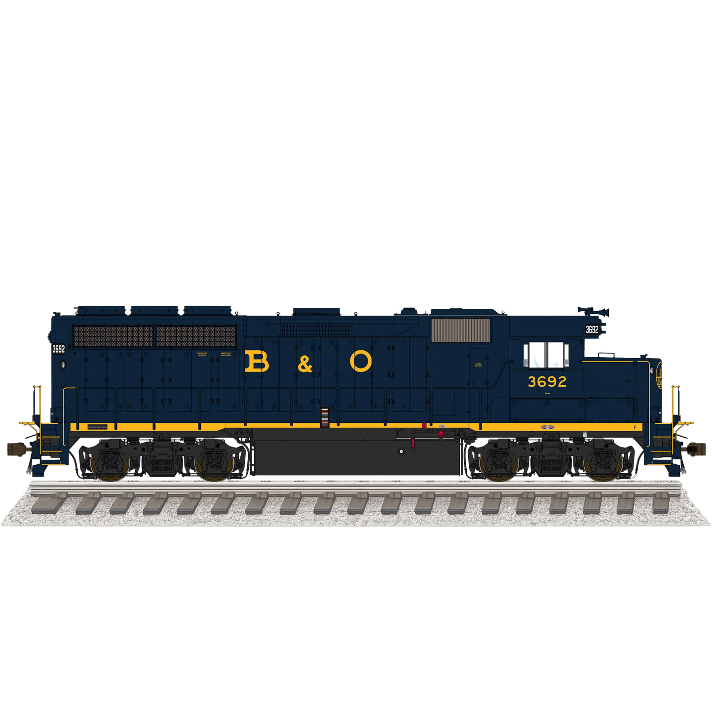 Class One Model Works (LM00108) | EMD GP40 1A3 | Baltimore & Ohio #3692 | DCC/Sound w/ Tru-Fans(TM) | HO Scale [PRE-ORDER]