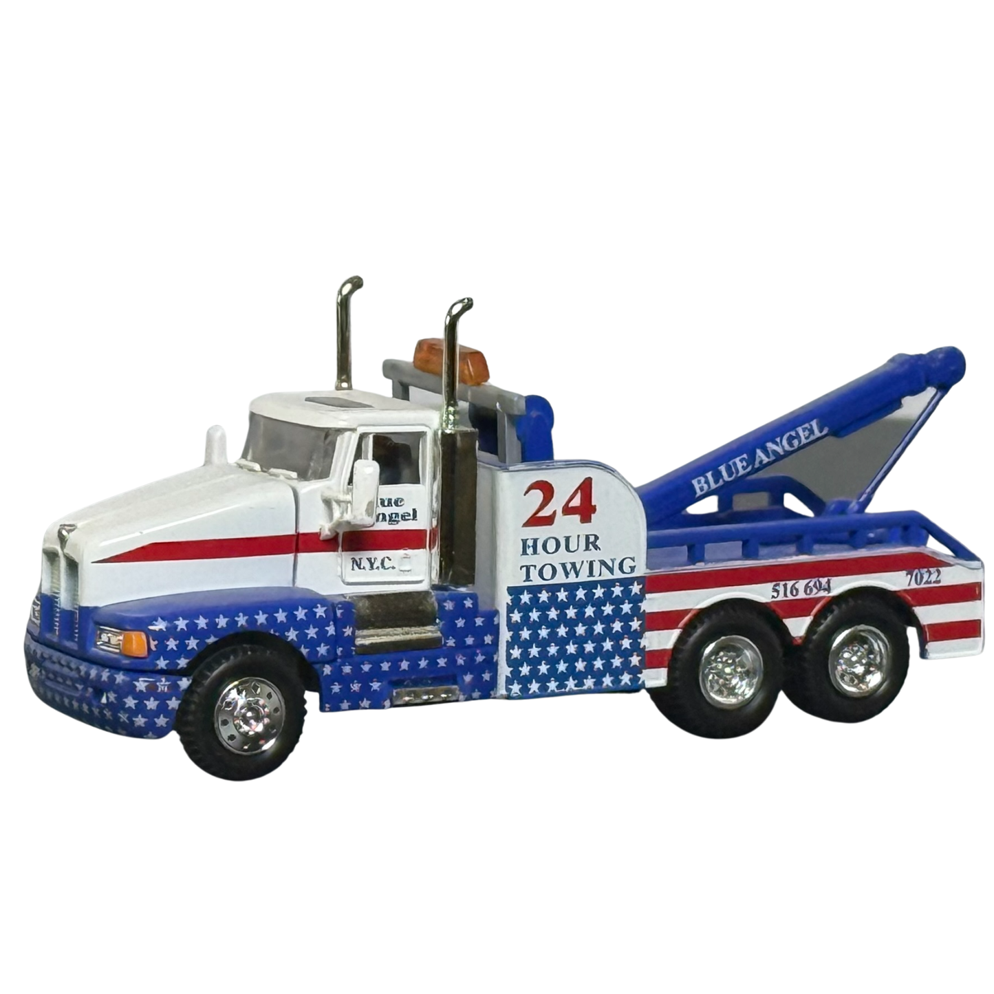 Unknown Brand Blue Angel NYC 24 Hour Tow Truck HO Scale (Pre-Owned)