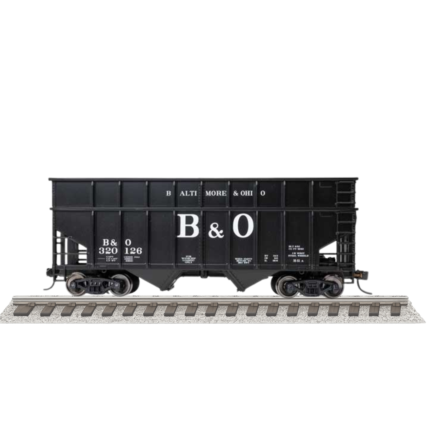 WalthersMainline (910-6811) | 36' Wood Chip Hopper | Baltimore & Ohio #320126 | HO Scale [PRE-ORDER]