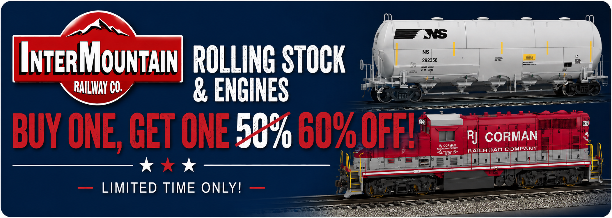 InterMountain Railway Company rolling stock and locomotive sale