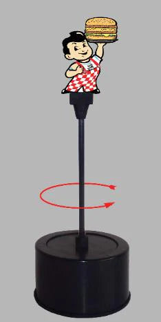 Miller Engineering (55-095) • Light Works USA • Rotating Neon Sign • Bob's Big Boy • Kit • HO / O Scale