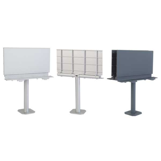 Walthers SceneMaster 949-4252 • Modern Single-Post Billboard • Kit • Pkg of 1 • HO Scale