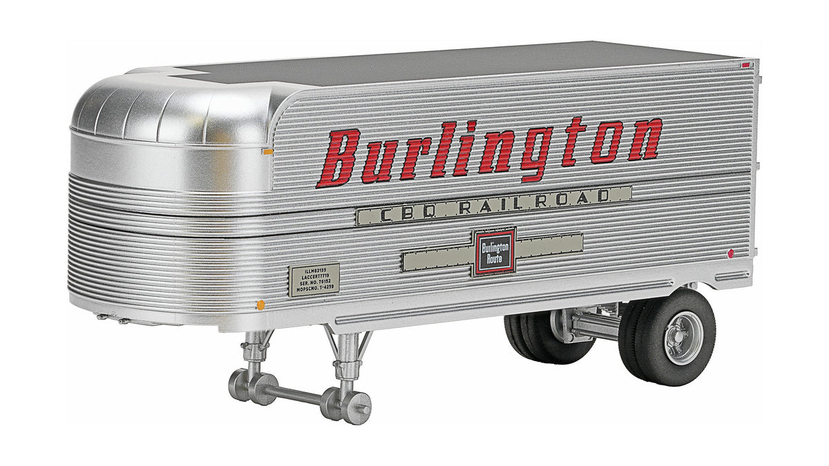 Class One Model Works (TR00100) Fruehauf 26' Trailer - Burlington Route HO Scale