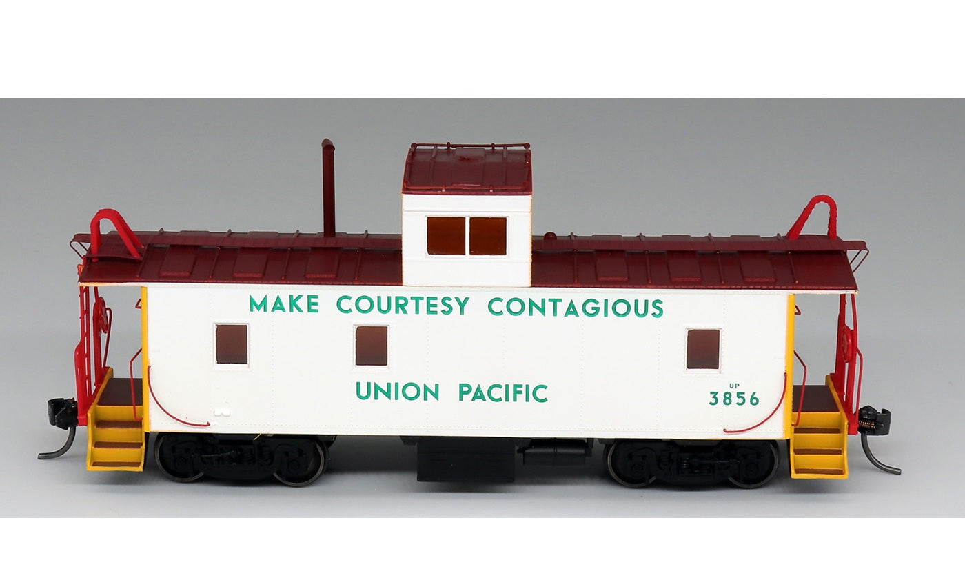 InterMountain (CCS1068-06) | CA-3 Early Caboose | Union Pacific #3856 "Make Courtesy Contagious" | HO Scale