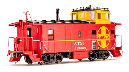 Class One Model Works (CB00302) | Late-Life Peaked Roof Caboose CE-3 | ATSF #999609 | HO Scale