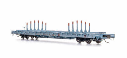 Home Shops ScaleTrains BSC Finger Rack Flatcar (CSR 14017) | Copper State Railway #14017 | HO Scale