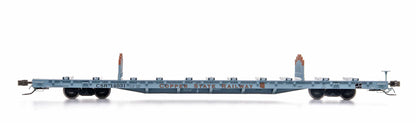 Home Shops ScaleTrains BSC Finger Rack Flatcar (CSR 14017) | Copper State Railway #14017 | HO Scale