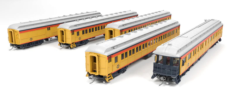 Broadway Limited Imports - Heavyweight 5-Car Passenger Set - Chessie Steam Special (2, 5, 6, 7, 18) - HO Scale