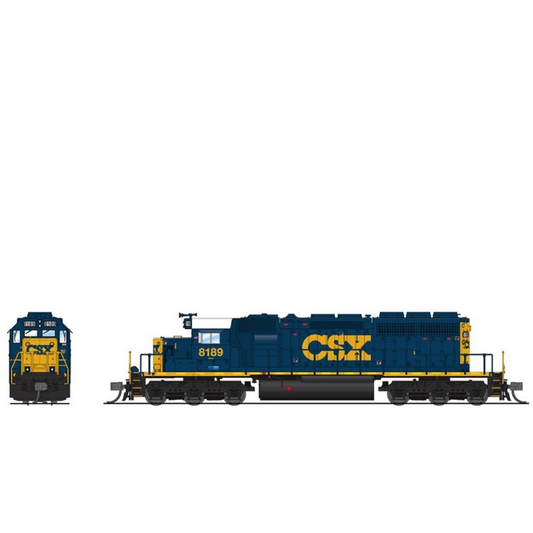 Pre-Owned Broadway Limited Imports 7959 EMD SD40-2 Low Hood CSX Transportation (CSX) #8189 YN3 Paragon4 Sound N Scale