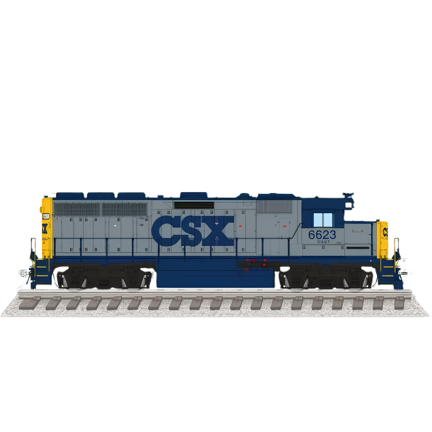 Rapido 1078505 • EMD GP40 • CSX #6595 • YN1 Scheme • DC/DCC/Sound • HO Scale (Pre-Order)