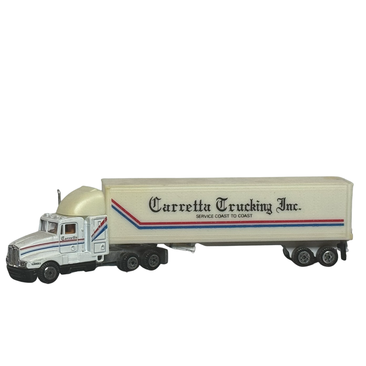 Unknown Brand Carretta Trucking Inc. Semi Truck & Trailer HO Scale (Pre-Owned)