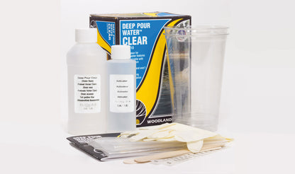 Woodland Scenics (4510) • Deep Pour Water(TM) • Water System • Clear • 12 oz • All Scales