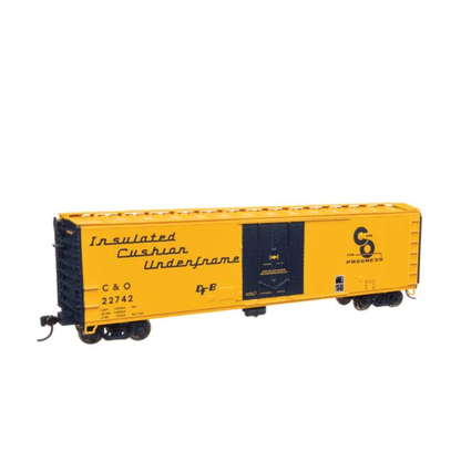 WalthersMainline (910-2855) | 50' PC&F Insulated Boxcar | Chesapeake & Ohio #22743 | HO Scale