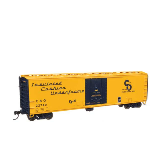 WalthersMainline (910-2856) | 50' PC&F Insulated Boxcar | Chesapeake & Ohio #23066 | HO Scale