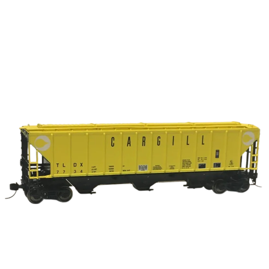 Trainworx (24455-06) | PS4427 Covered 3-Bay Hopper | Cargill #7802 | N Scale
