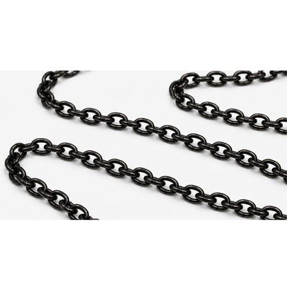 A-Line Products (29220) | Miniature Chain | Black | 27 Links/Inch, 12 "Long | All Scales