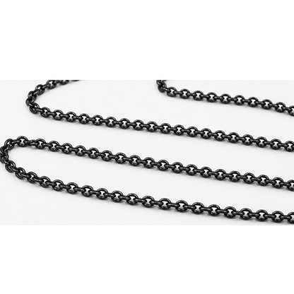 A-Line Products (29219) | Miniature Chain | Black | 40 Links/Inch, 12 "Long | All Scales