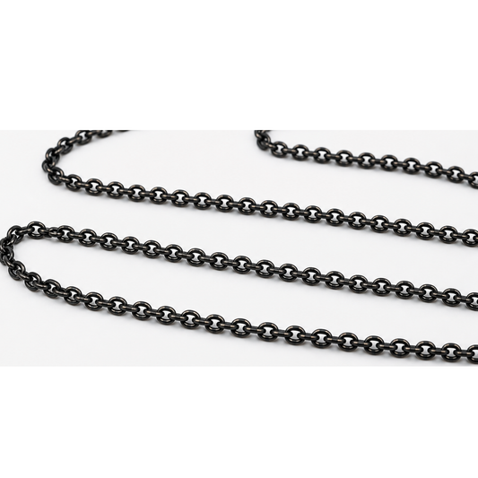 A-Line Products (29219) | Miniature Chain | Black | 40 Links/Inch, 12 "Long | All Scales