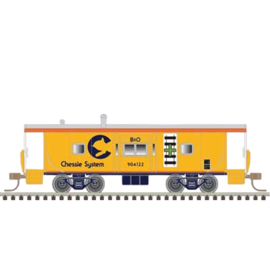 Atlas Master(R) (50007394) • International Steel Bay Window Caboose • Chessie System B&O #904064 • N Scale