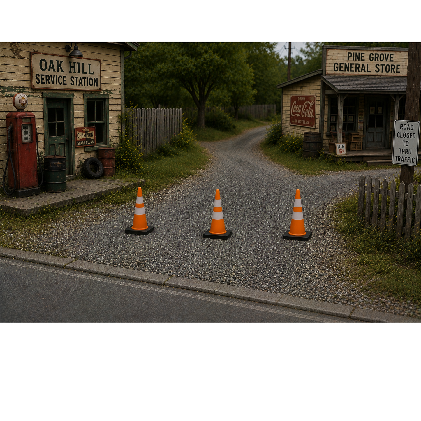 Big Dog Trains | Traffic Cone | Pkg of 25 | HO Scale