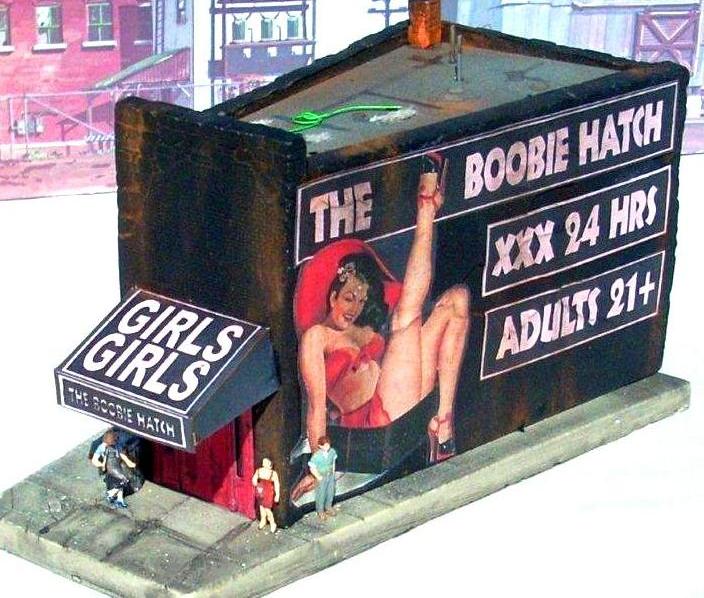 Downtown Deco (1063) • The Boobie Hatch • Cast-Hydrocal Kit • HO Scale