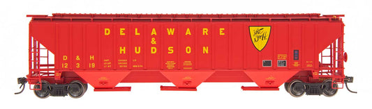 InterMountain 4750 3 Bay Hopper, Delaware & Hudson, N Scale