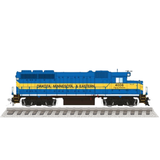 Rapido 1078008 • EMD GP40 • Dakota, Minnesota & Eastern #4001 • DC/Silent • HO Scale (Pre-Order)