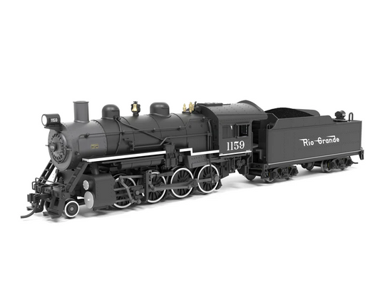 Broadway Limited Imports 2-8-0 Consolidation | Rio Grande DRGW #1159 | Paragon4 | Sound/DC/DCC | Smoke | N Scale