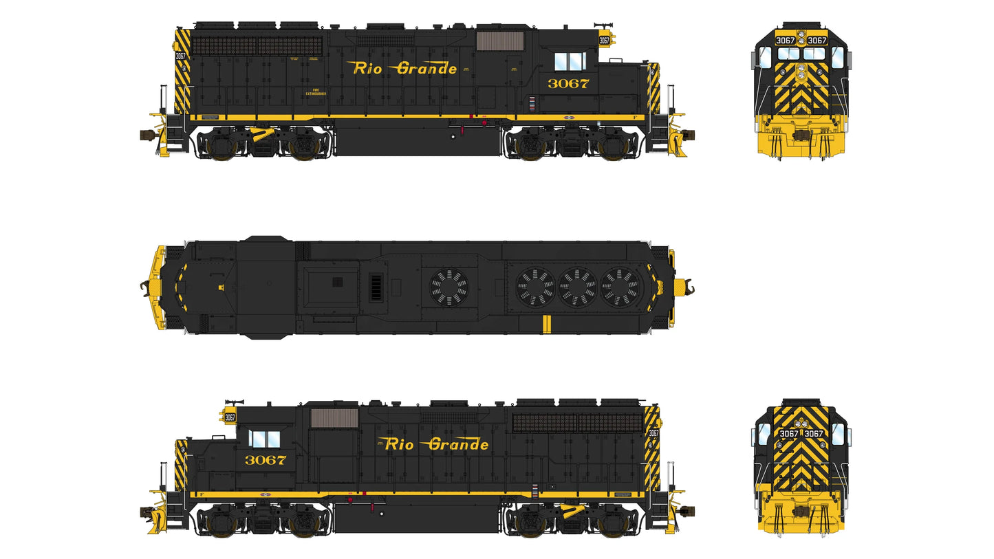 Class One Model Works (LM00256) | EMD GP40 1A3 | Denver & Rio Grande Western #3067 | DCC/Sound w/ Tru-Fans(TM) | HO Scale [PRE-ORDER]
