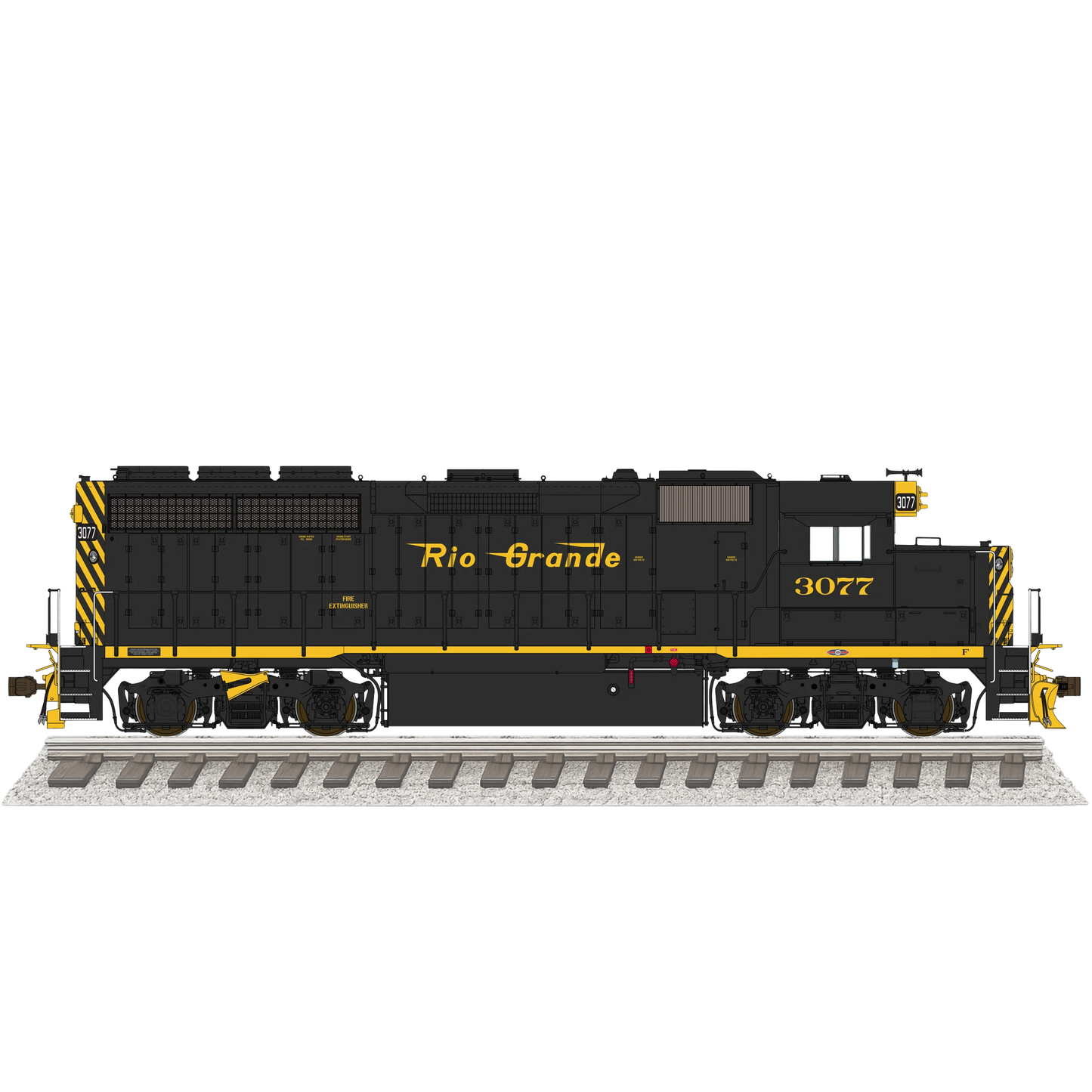 Class One Model Works (LM00260) | EMD GP40 1A3 | Denver & Rio Grande Western #3077 | DCC/Sound w/ Tru-Fans(TM) | HO Scale [PRE-ORDER]