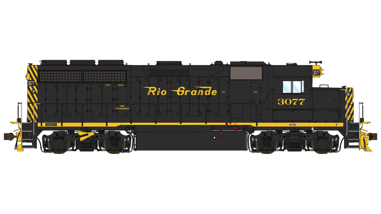 Class One Model Works (LM00260) | EMD GP40 1A3 | Denver & Rio Grande Western #3077 | DCC/Sound w/ Tru-Fans(TM) | HO Scale [PRE-ORDER]
