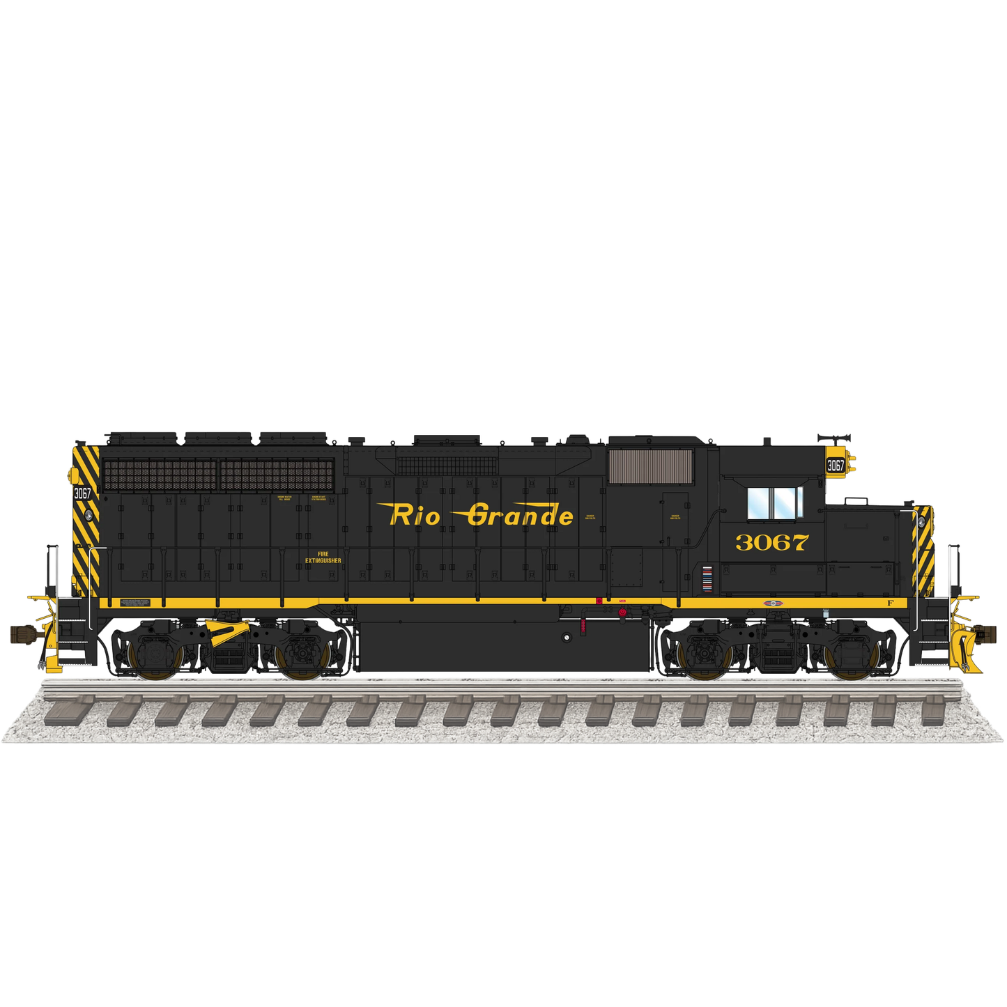 Class One Model Works (LM00256) | EMD GP40 1A3 | Denver & Rio Grande Western #3067 | DCC/Sound w/ Tru-Fans(TM) | HO Scale [PRE-ORDER]