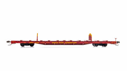 Home Shops ScaleTrains BSC Finger Rack Flatcar (DSCX 51260) | Davies Steel #51260 | HO Scale