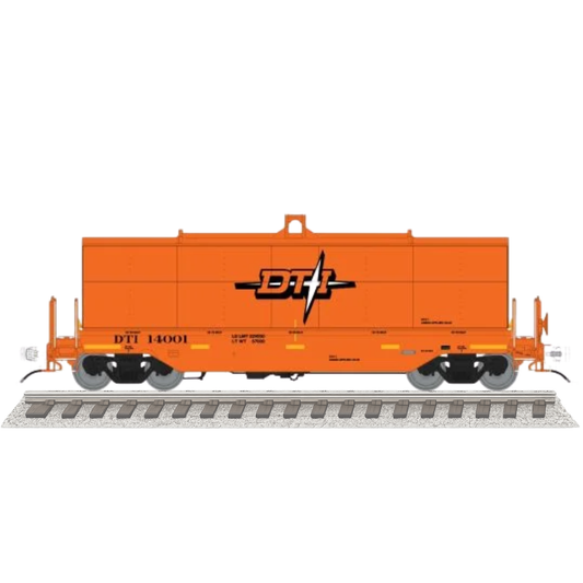 Rapido 1128014 • Home Shops Collaboration • Greenbrier Coil Car • Detroit, Toledo & Ironton (DTI) • 6-Pack • HO Scale (Pre-Order)