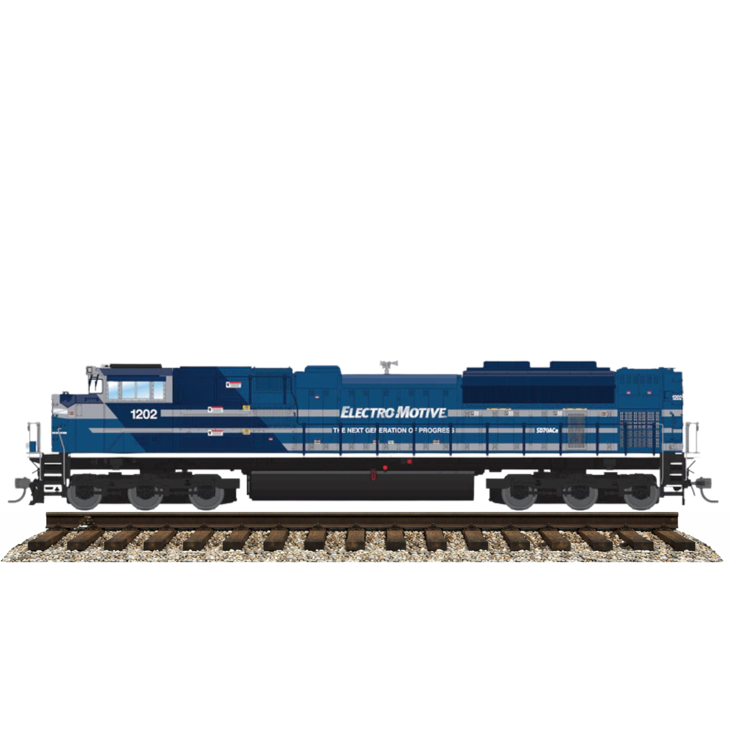 Broadway Limited Imports (10432) | EMD SD70ACe | EMD Demo #1202 | Stealth/DCC-Ready | HO Scale [PRE-ORDER]
