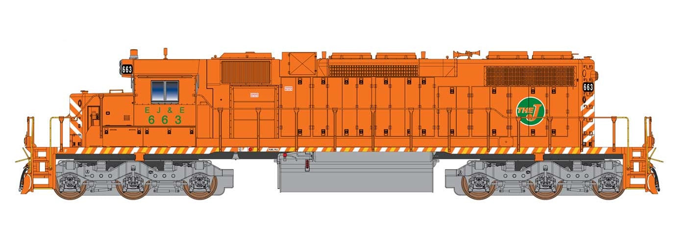 InterMountain SD38-2 - Elgin, Joliet & Eastern #663 - ESU LokSound - DCC - HO Scale