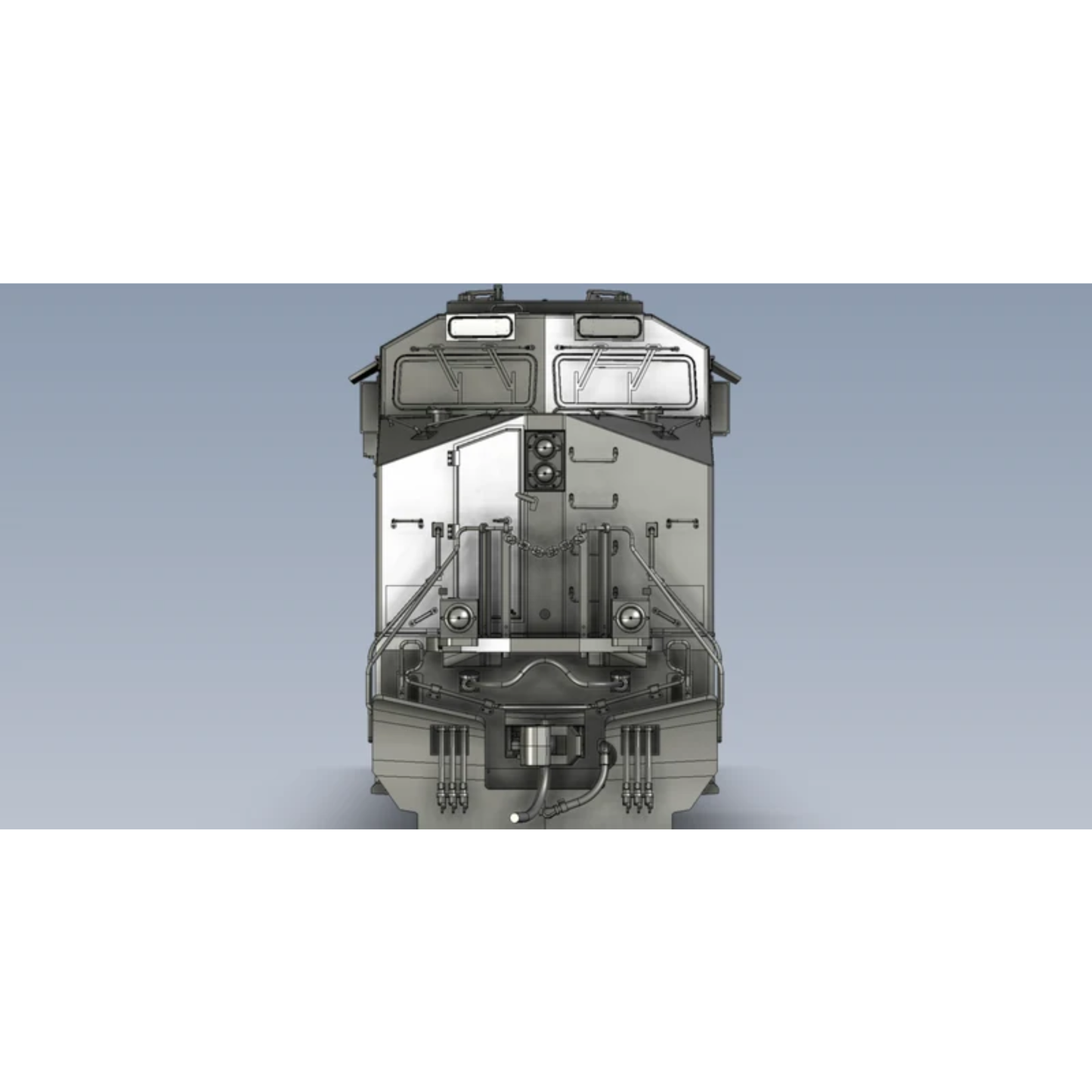 Broadway Limited Imports 10811 GE ES44AC Norfolk Southern #8183 Chicago Landmark Unit Stealth DCC-Ready HO Scale [PRE-ORDER]