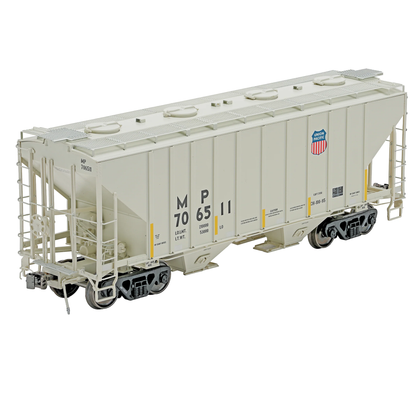 Class One Model Works FC01017 PS 3000CD Two-Bay Hopper MP/UP Merger #706518 HO Scale