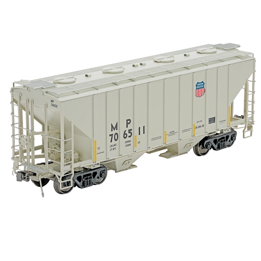 Class One Model Works FC01016 PS 3000CD Two-Bay Hopper MP/UP Merger #706511 HO Scale