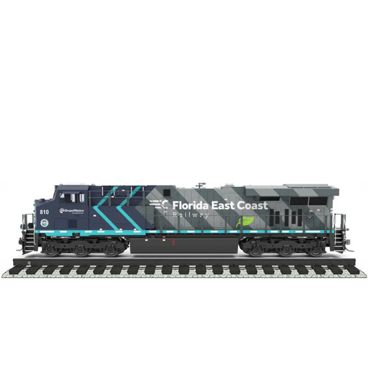 Broadway Limited Imports (9490) GE ES44AC | Florida East Coast #810 | Grupo Mexico Paint Scheme | Paragon4 DC/DCC/Sound | N Scale