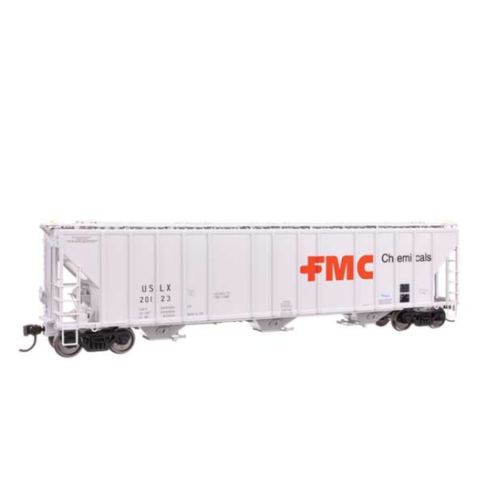WalthersProto 920-106188 • 55' Evans 4780 Covered Hopper • FMC USLX #20252 • HO Scale