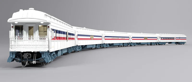 Broadway Limited Imports (9712) | Heavyweight 5-Car Passenger Set w/ Lights | 1947 Freedom Train | HO Scale