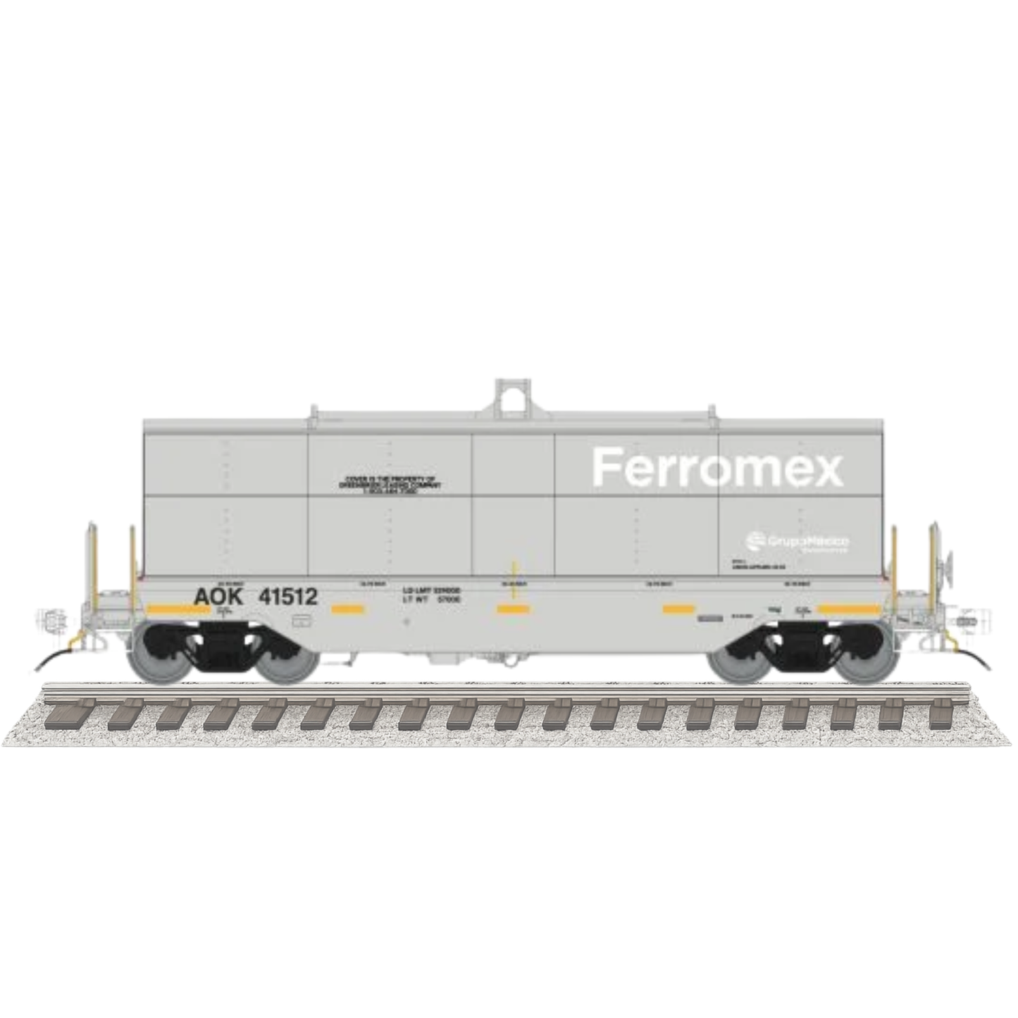Rapido 1128003A • Greenbrier Coil Car • Ferromex (AOK) • Single Car #1 • HO Scale (Pre-Order)