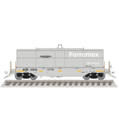 Rapido 1128003A • Greenbrier Coil Car • Ferromex (AOK) • Single Car #1 • HO Scale (Pre-Order)