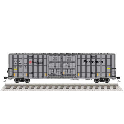 WalthersMainline (910-3131) • 60' High Cube Plate F Horizontal Post Boxcar • Ferromex #874656 • HO Scale (Pre-Order)