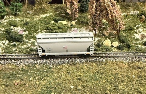 Atlas 2-Bay Centerflow Hopper| GE Rail Car NAHX #35906 | N Scale | Pre-Owned